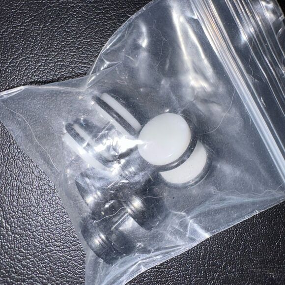 Five Pair Cuff link Bundle (Black, Blue, Silver, and White) - Picture 7 of 7